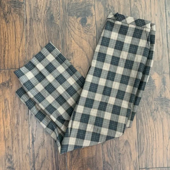 Valerie Stevens | Pants & Jumpsuits | Valerie Separates Brown Plaid Womens Dress  Pants Size | Poshmark